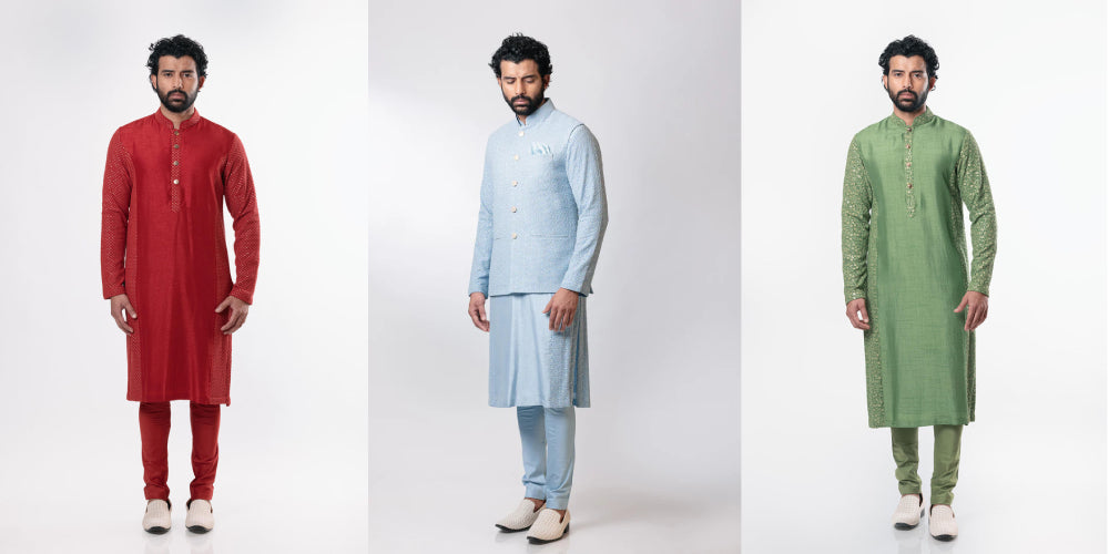 Dance the Night Away: Nautanky’s Stylish Men’s Kurtas for Sangeet Ceremonies