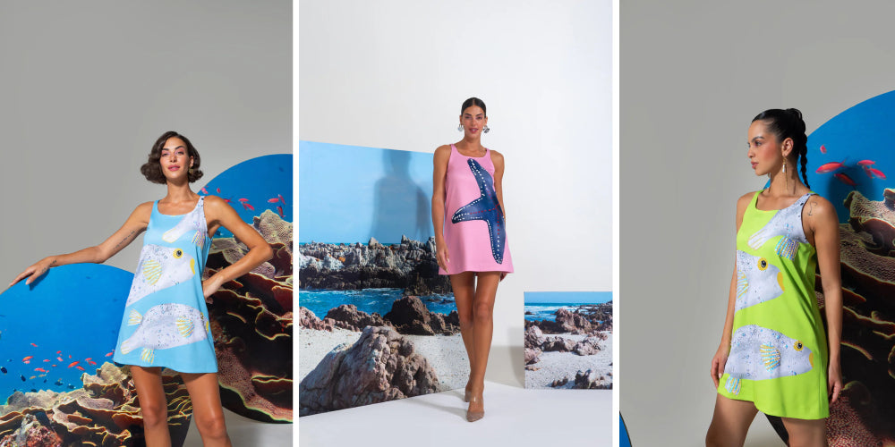 Ocean-Inspired Elegance: Exploring Nautanky's WOW Collection A-line Dresses