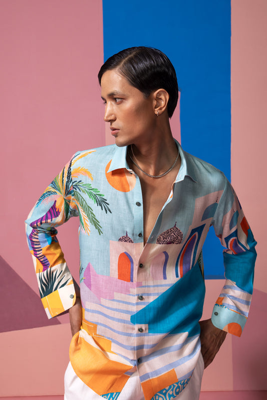 BLUE DOME DAYDREAM FULL SLEEVE SHIRT