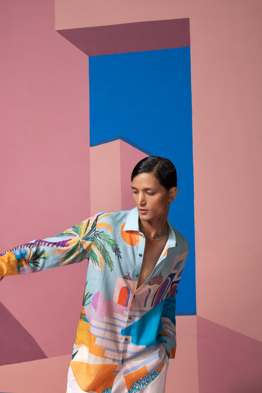 BLUE DOME DAYDREAM FULL SLEEVE SHIRT