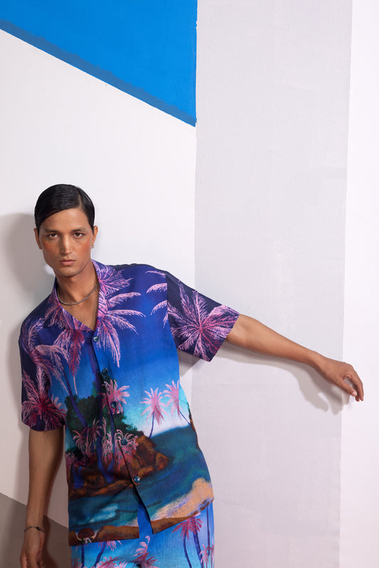 SEAFOAM STARDUST POLO SHIRT