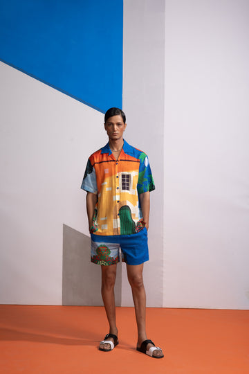 HOUSE ON THE SHORE POLO SHIRT WITH SHORTS