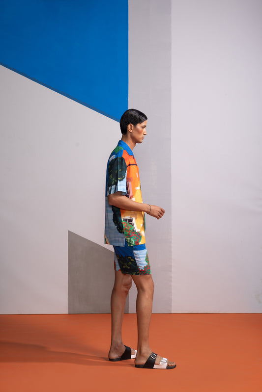 HOUSE ON THE SHORE POLO SHIRT WITH SHORTS