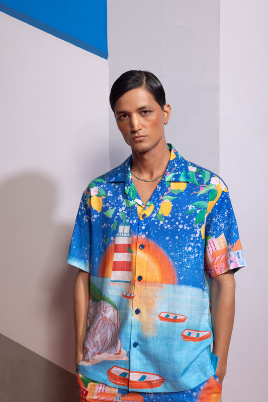 LEMONS AND BOATS POLO SHIRT