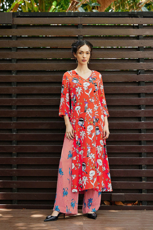 Paradise Kurta With Pants
