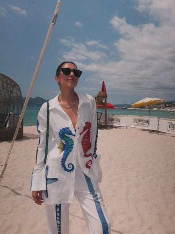 Payal Shah Spotted in Our Stylish Sea Horse Co-ord Set