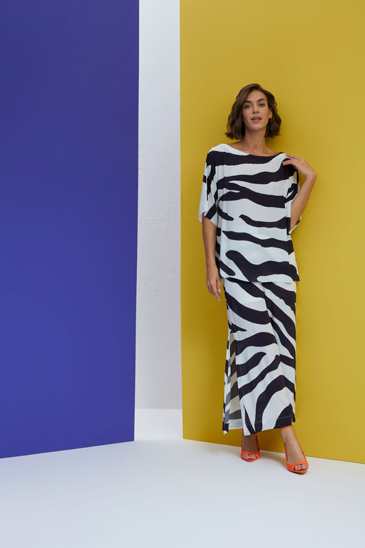 wildin' - Boxy Top With Slitted Pants