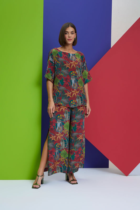 can't compare - Top With Slitted Pants