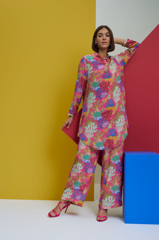 sea you - Over Size Long Shirt With Pants