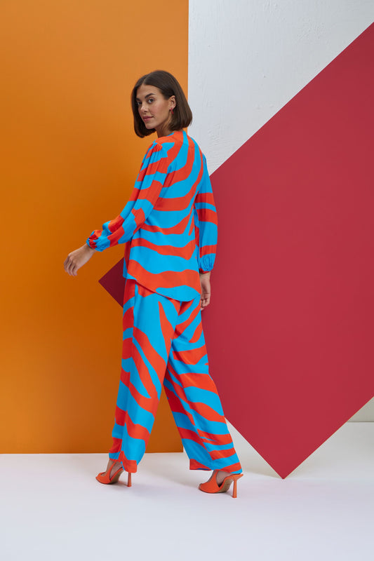 no regrets-Tie Up Shirt With Trouser
