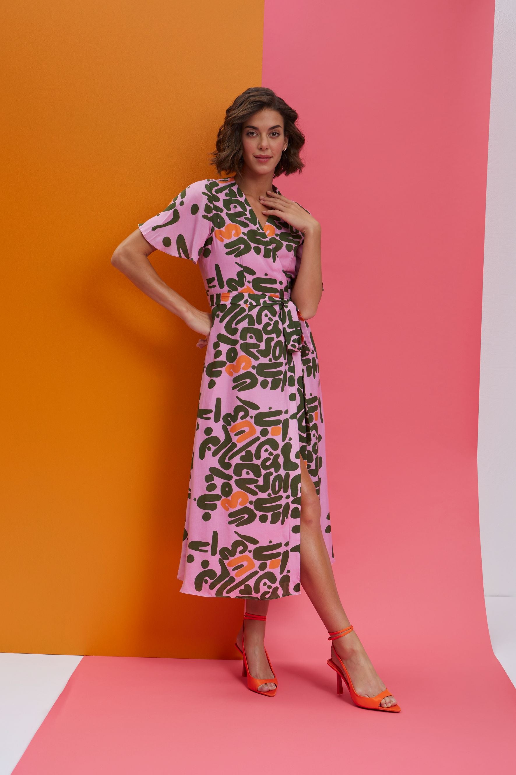 Wrap tie up dress - Branded Clothes Online Shopping