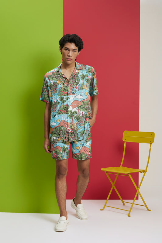 In The Woods Shirt With Shorts