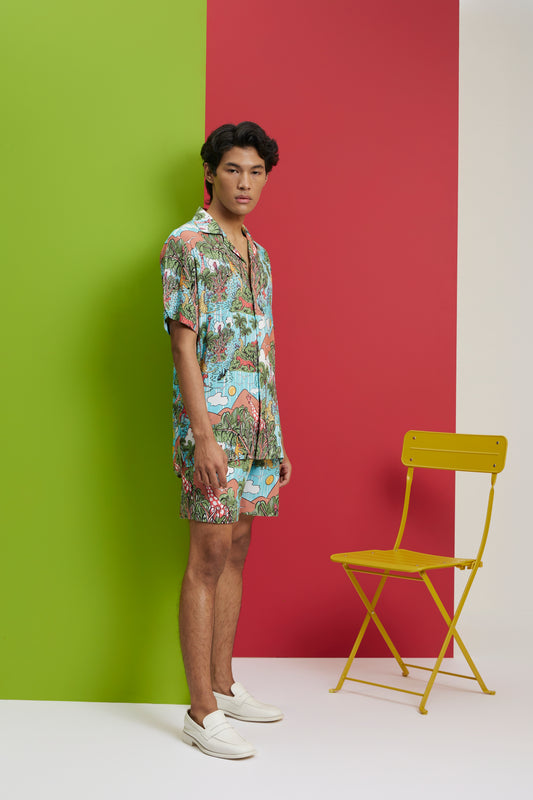 In The Woods Shirt With Shorts