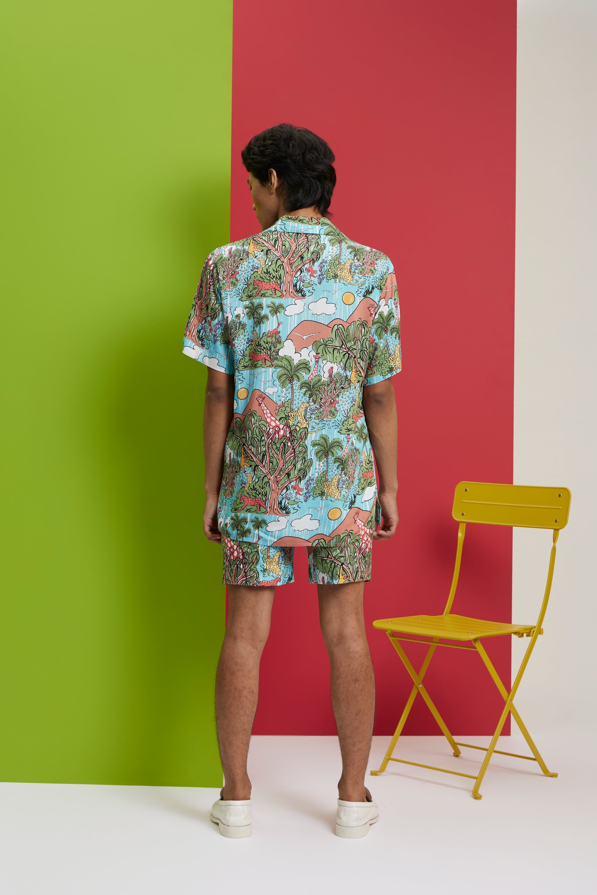 In The Woods Shirt Shorts Set