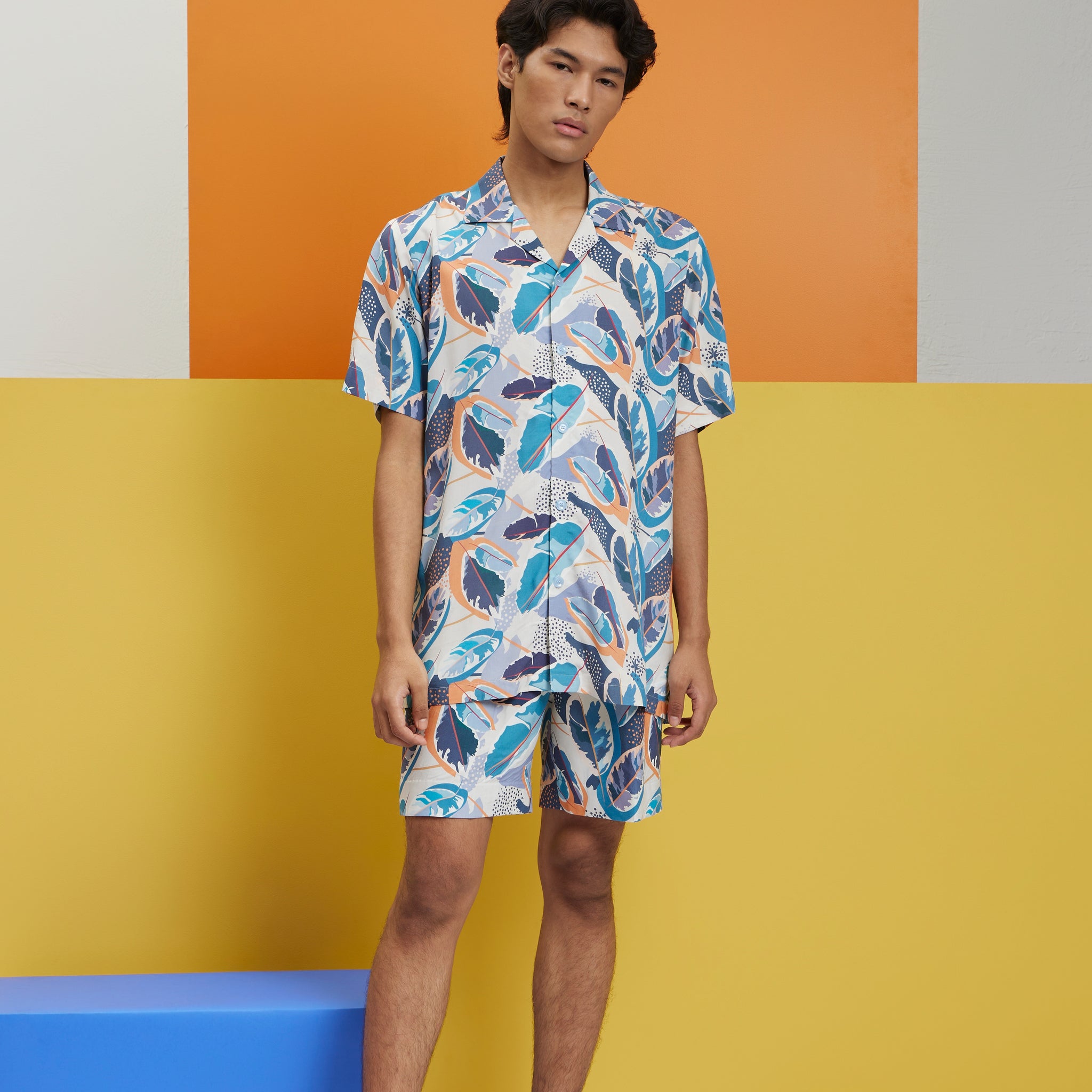 Mens Short Shirts - after hours co-ord set