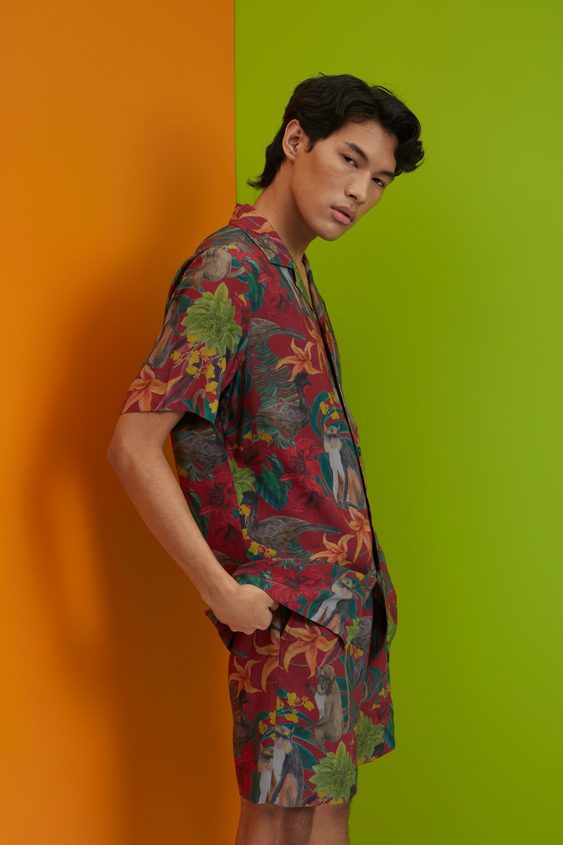 Designer Clothes - Wilds Shirt With Shorts