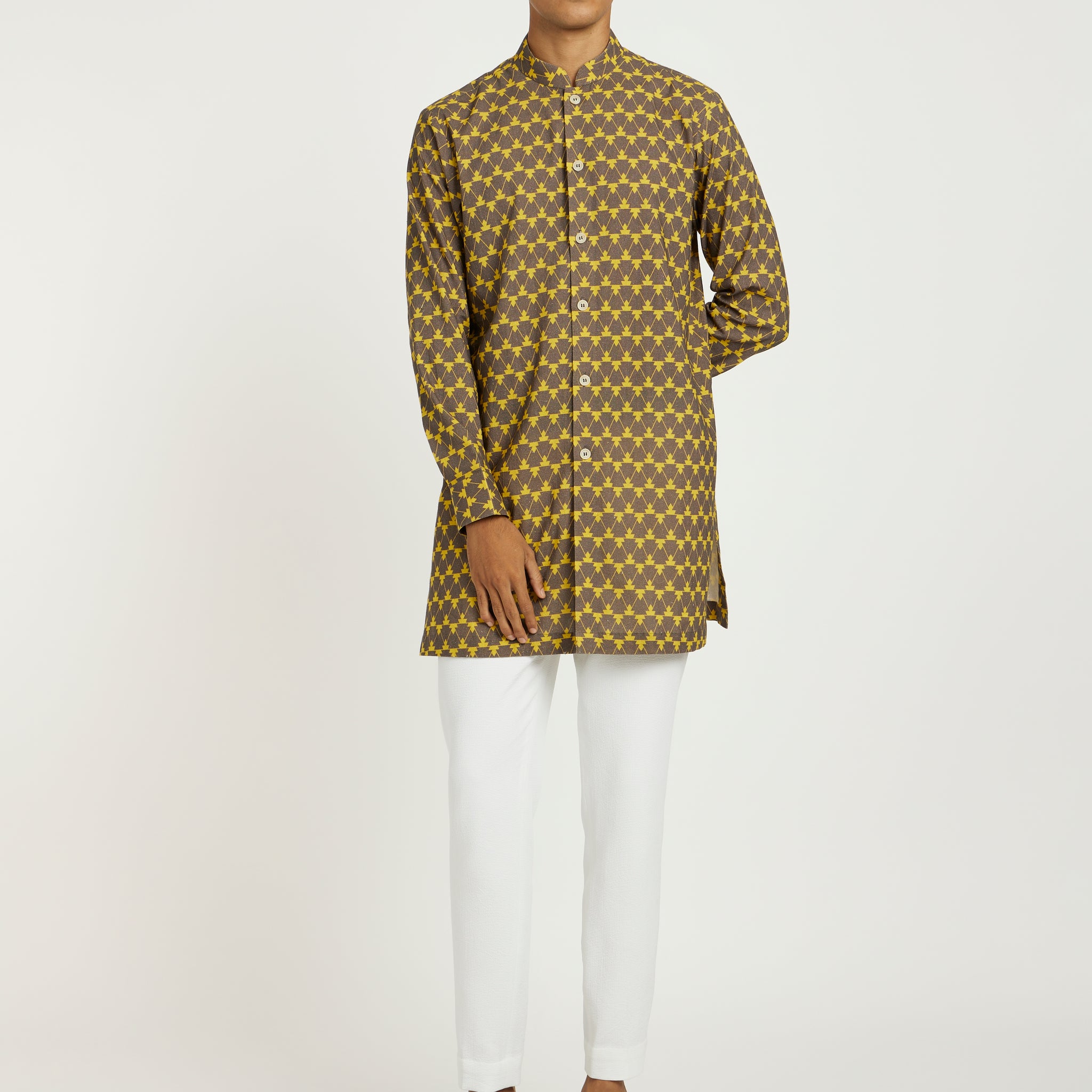 Modern Geometry - Kurta With Pants