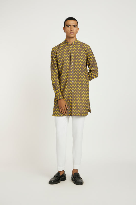 Modern Geometry - Kurta With Pants