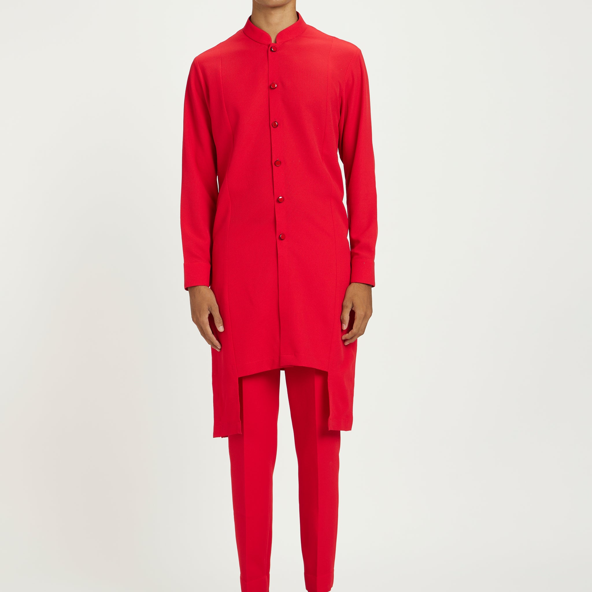 Cherry Charm Plain Kurta Set