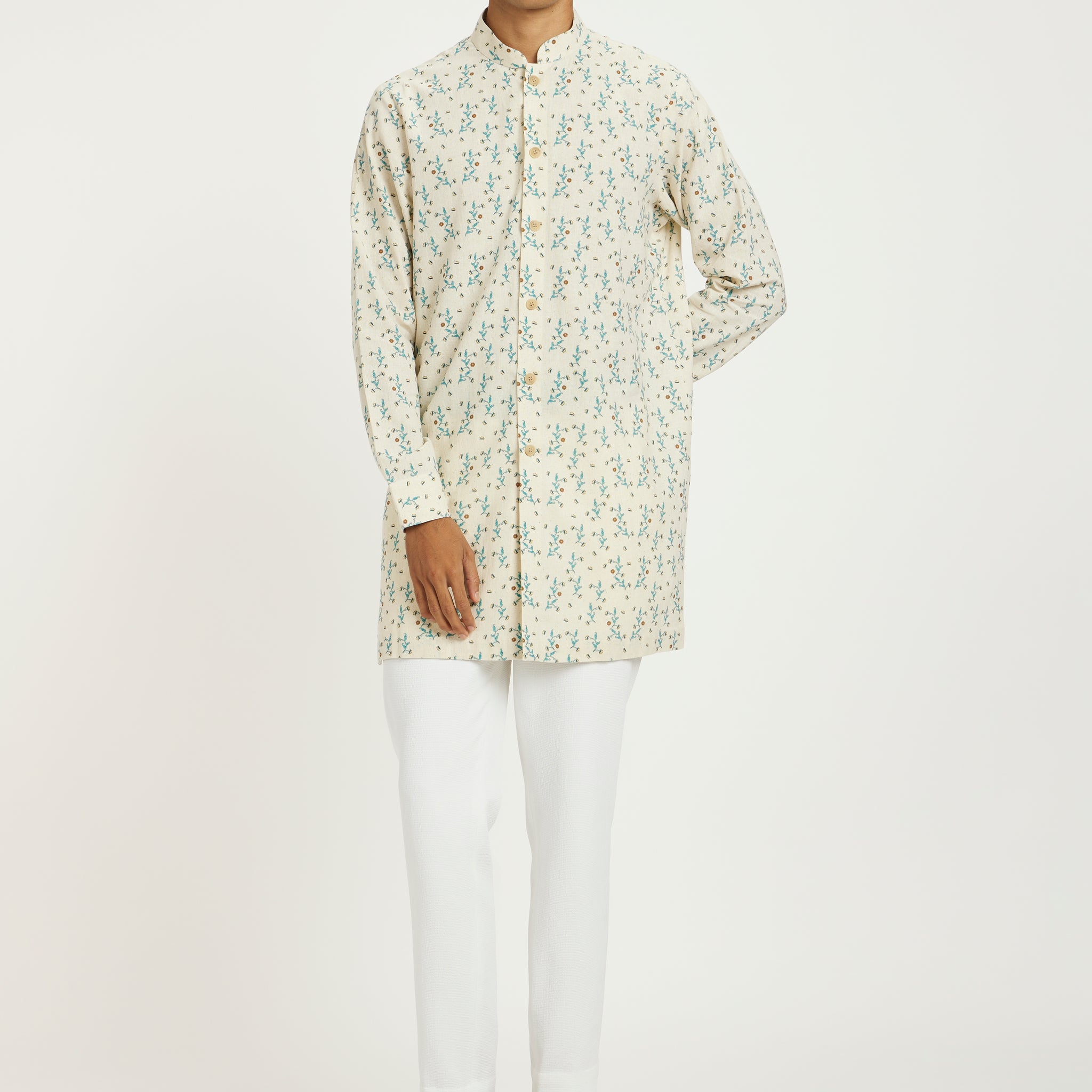 Serene Skyline - Kurta With Pants