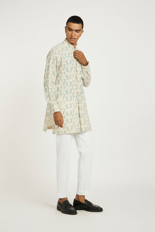 Serene Skyline - Kurta With Pants