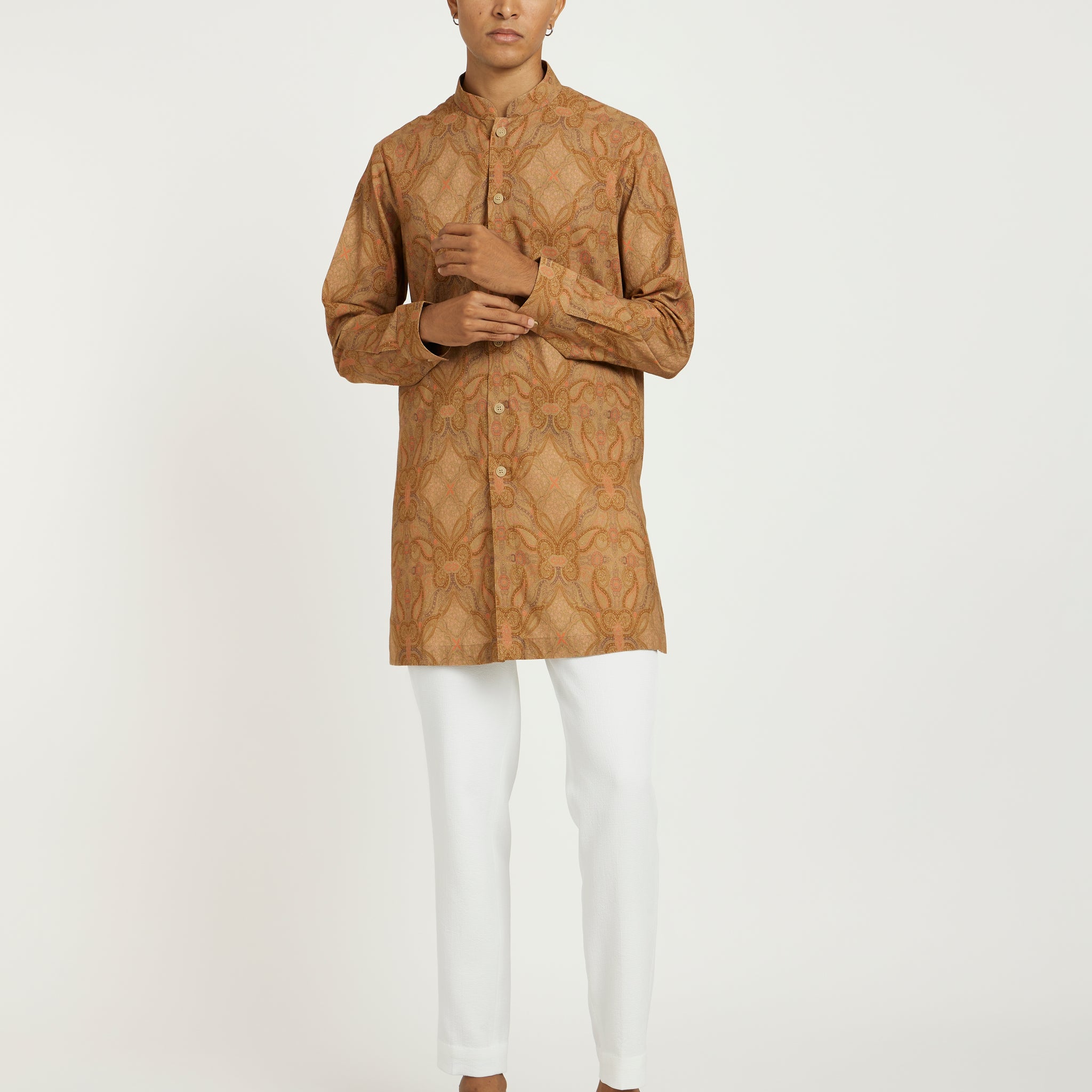 Rustic Monochromatics - Kurta With Pants