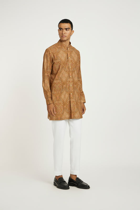 Rustic Monochromatics - Kurta With Pants