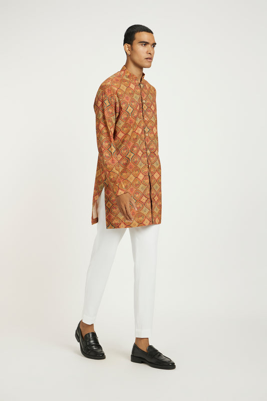 Cinnamon Vintage Floral - Kurta With Pants