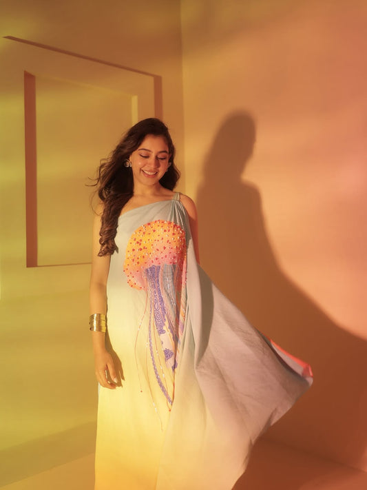 Niti taylor's timeless charm in our Waves Dress