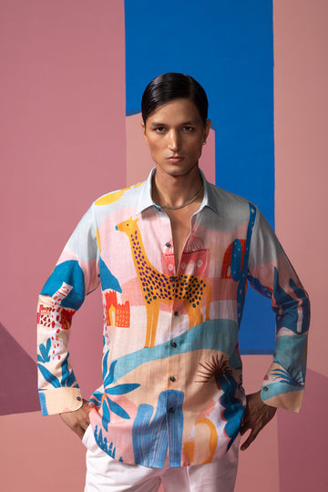SUNSET SAFARI FULL SLEEVE SHIRT