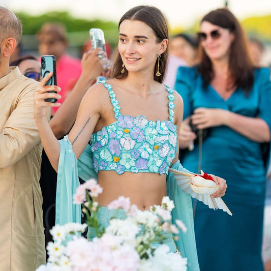 Angelika Bambi in our Island Breeze Lehenga Set