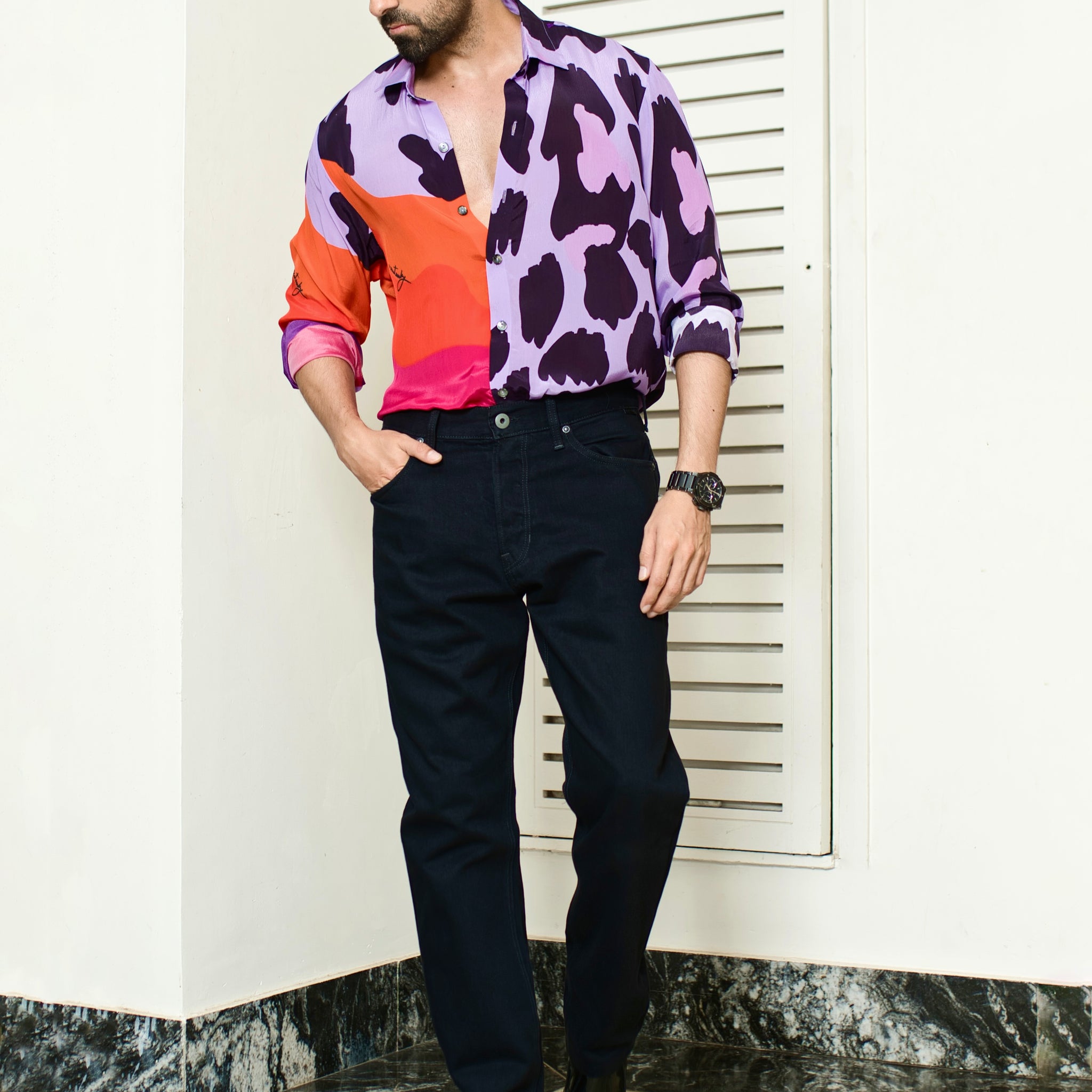 Ayushman Khurranna in our Eyes on me shirt