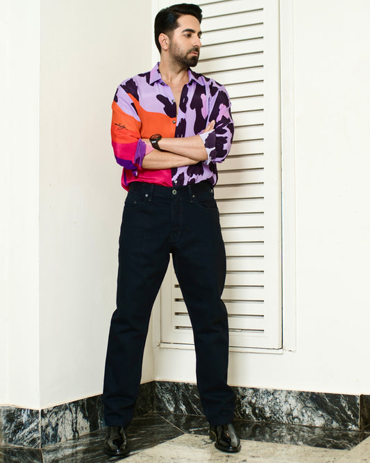 Ayushman Khurranna in our Eyes on me shirt
