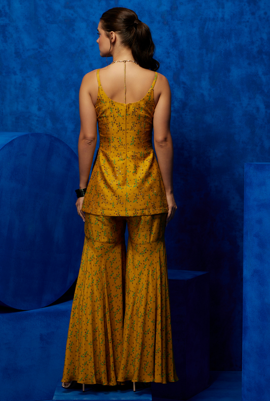 Meadow Mustard- Sharara Set