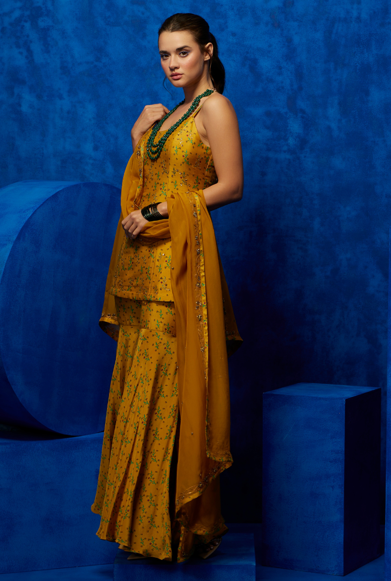 Meadow Mustard- Sharara Set 2