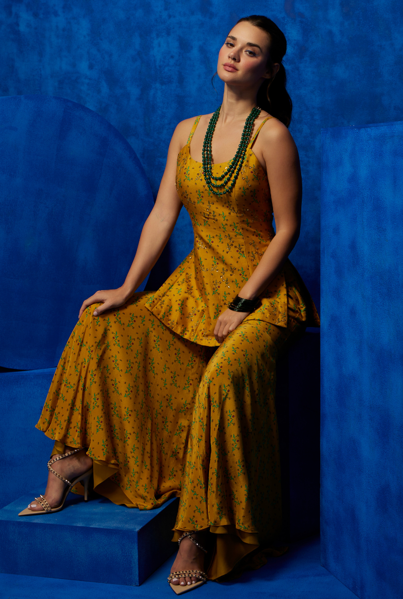 Meadow Mustard- Sharara Set 4