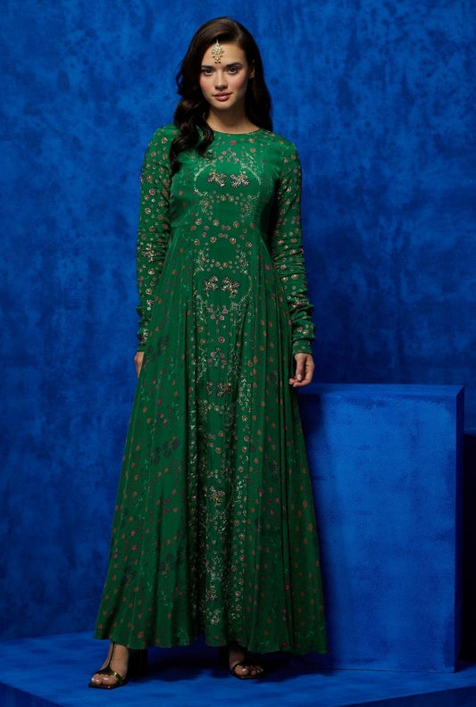 Green Gown - Verde Bloom