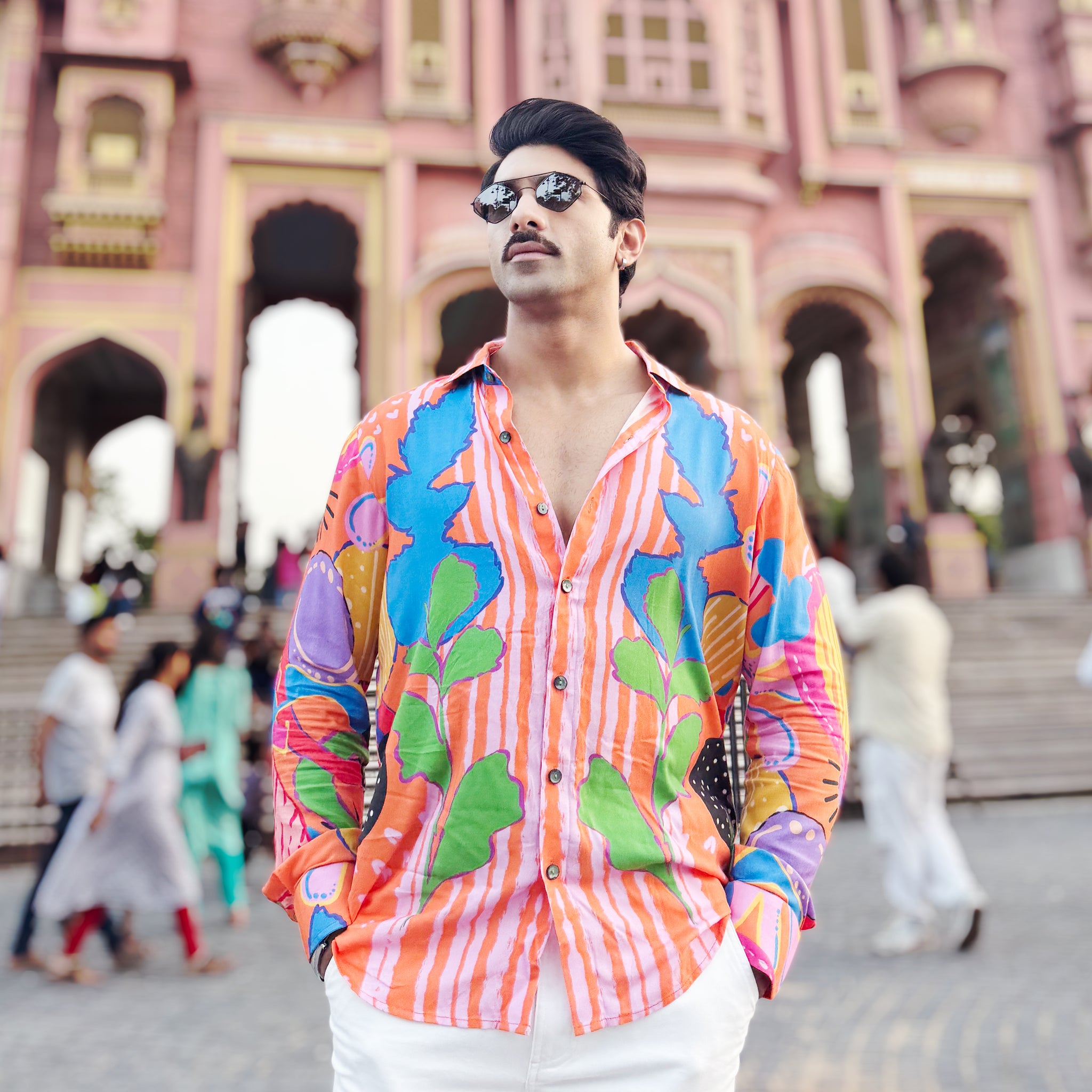 Taha Shah in our Censored Bloom - Shirt