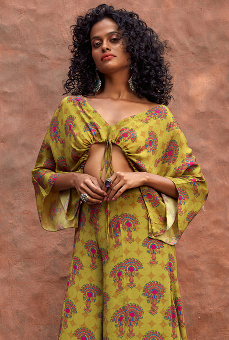 Green Co-Ord Set - Ladies Designer Wear