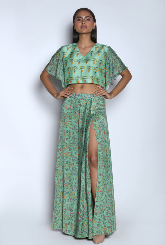 MINT GREEN SKIRT SET