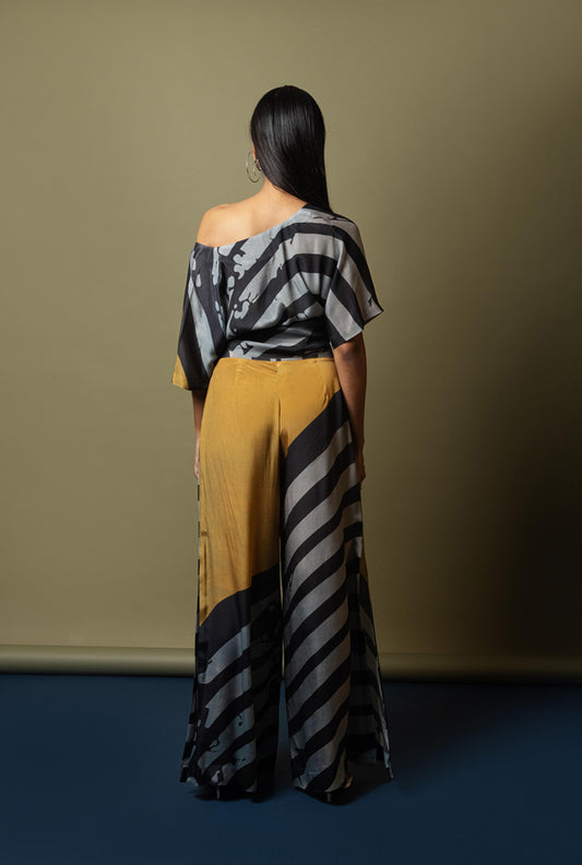 Boxy Top With Slitted Pants - LIMITED EDITION