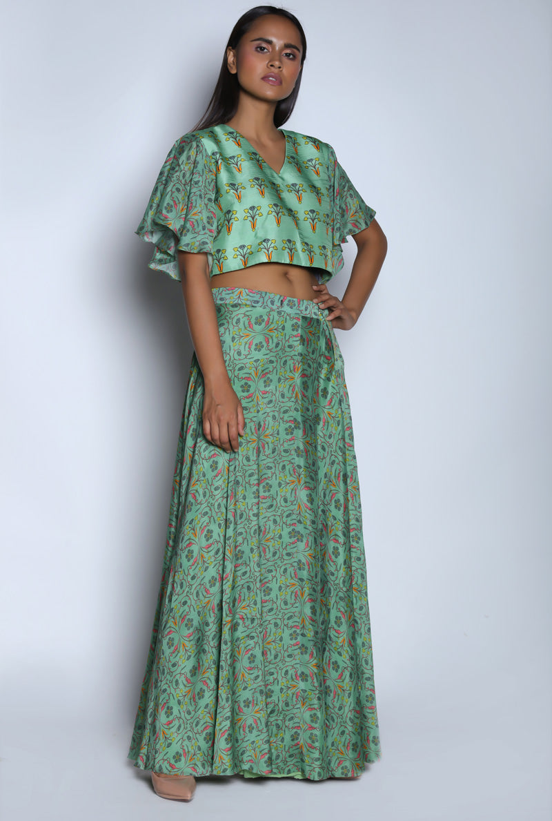 Top with skirt online 