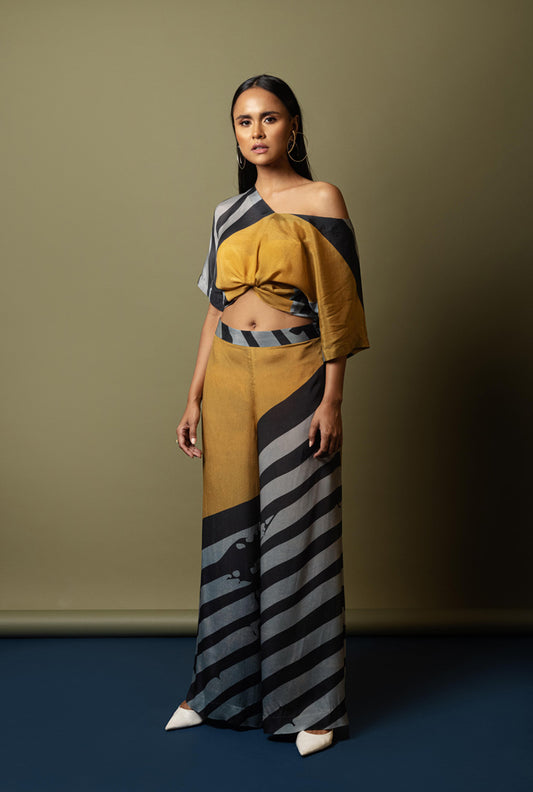 Boxy Top With Slitted Pants - LIMITED EDITION