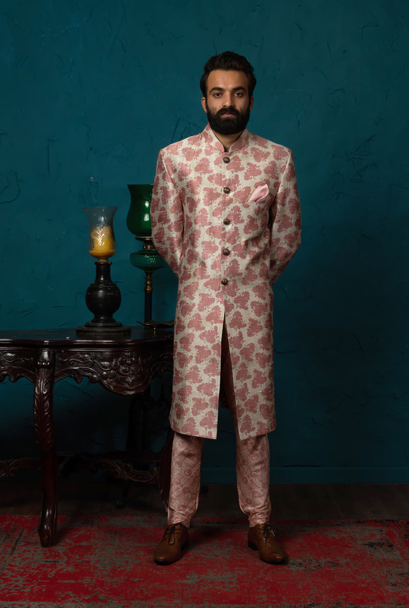 indo western printed kurta