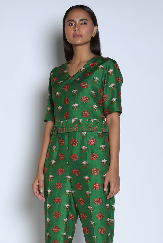 DARK GREEN CO-ORD SET