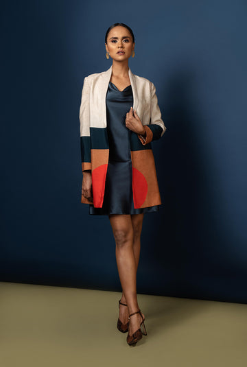 Slip Dress With Blazer BY Nautanky