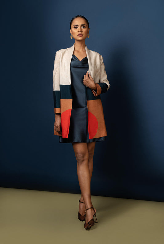 Slip Dress With Blazer - SEAT AT THE TABLE