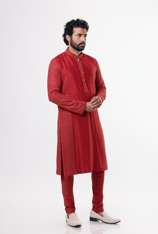 Crimson Kurta Set