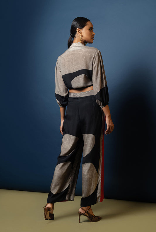 TIE UP TOP WITH PANTS - HEARTBREAKER