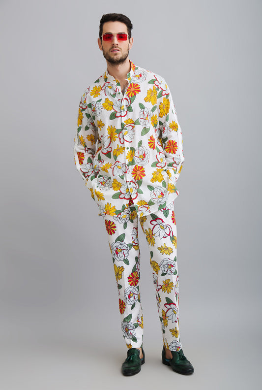 PRINTED SHIRT WITH LYCRA PANTS - CHASING THE SUN